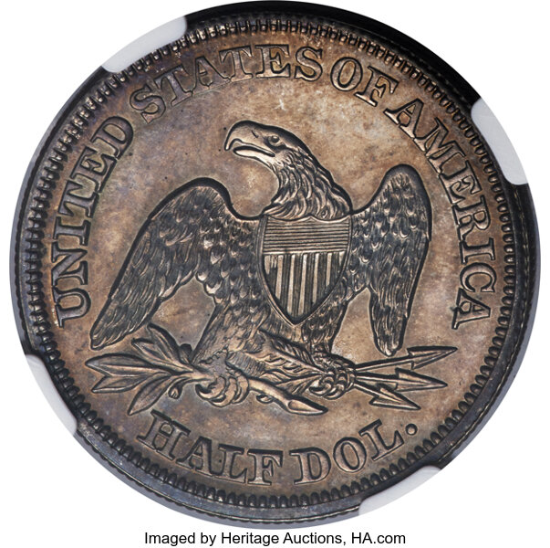image for: 1857 50C PR64 NGC....