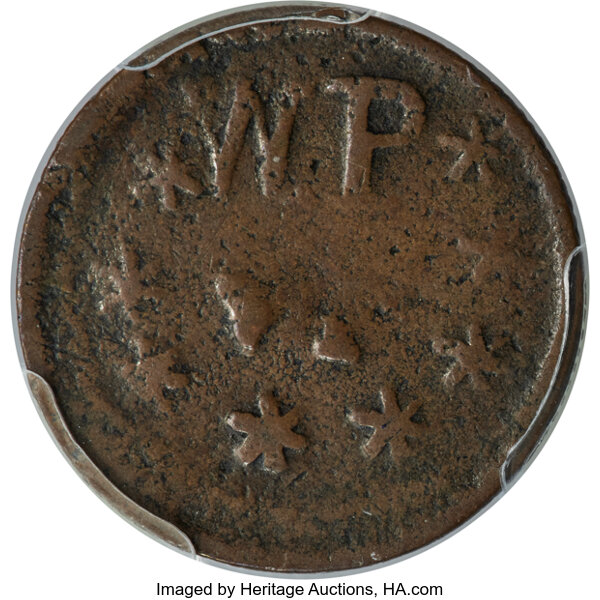 image for: (1871) Wailuku Plantation 6 1/4 Cent, Narrow Starfish, VF30 PCGS. M. 2TE-4....