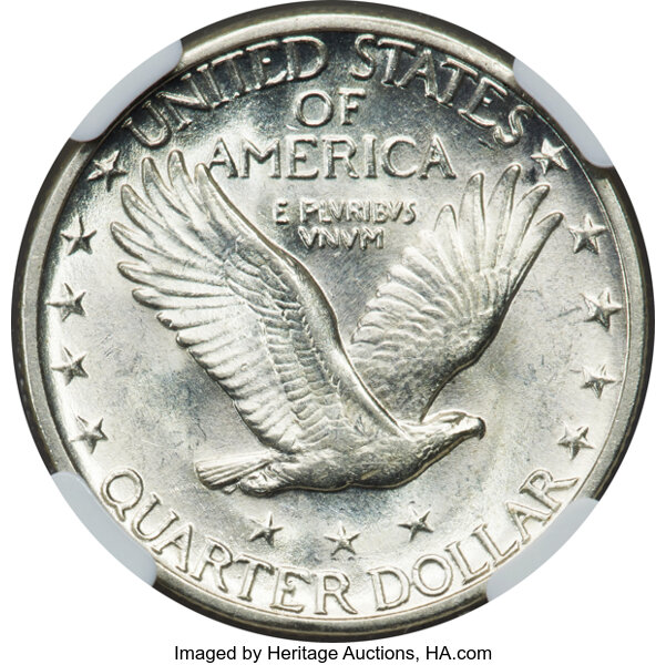 image for: 1927-S 25C AU58 Full Head NGC....