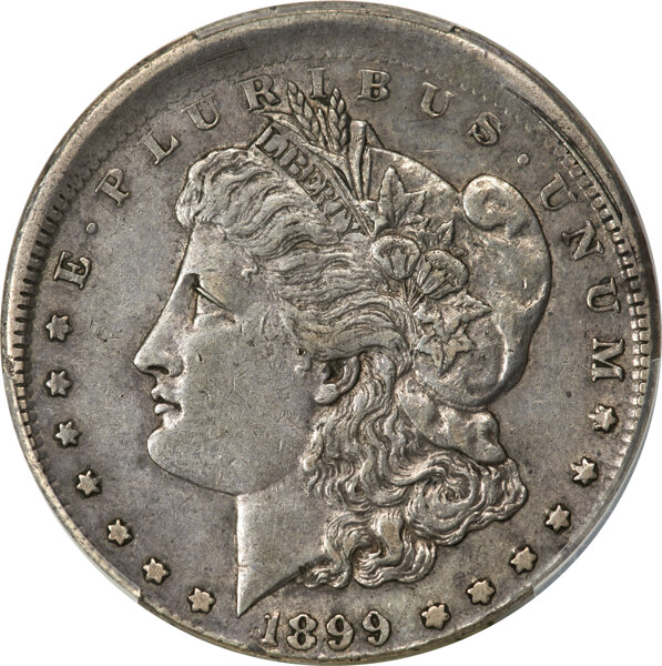 1899-O $1 Morgan Dollar -- Struck 5% Off-Center -- XF45 PCGS....