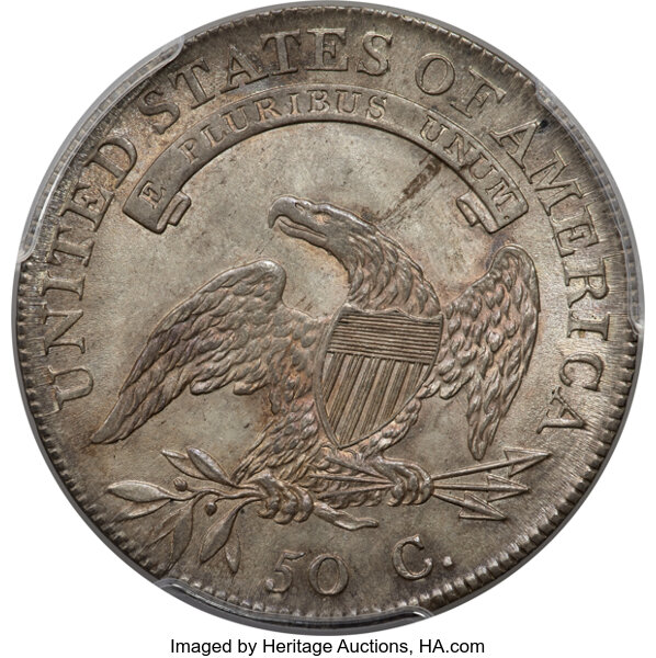 image for: 1808 50C O-103, R.2, MS64 PCGS....