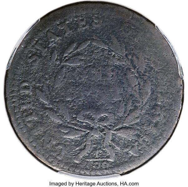 image for: 1793 1C Liberty Cap, S-14, B-17, Low R.5, Good 4 PCGS....