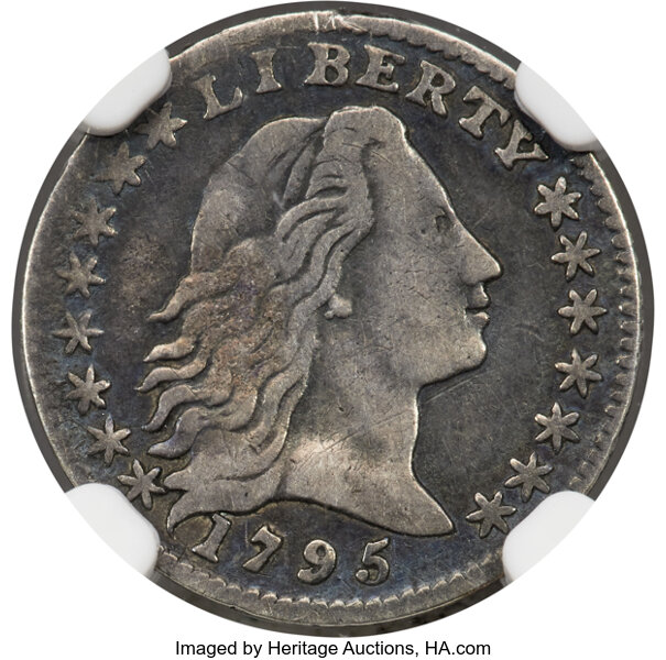 image for: 1795 H10C V-5, LM-8, R.3, VF20 NGC....