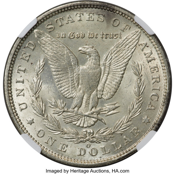 image for: 1888-O $1 Scarface, VAM-1B4, AU58 NGC....