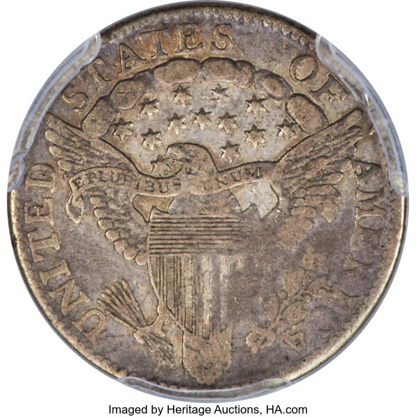 image for: 1802 10C JR-2, R.5, Fine 15 PCGS....