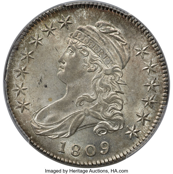 image for: 1809 50C III Edge, O-109a, R.2, MS63 PCGS....