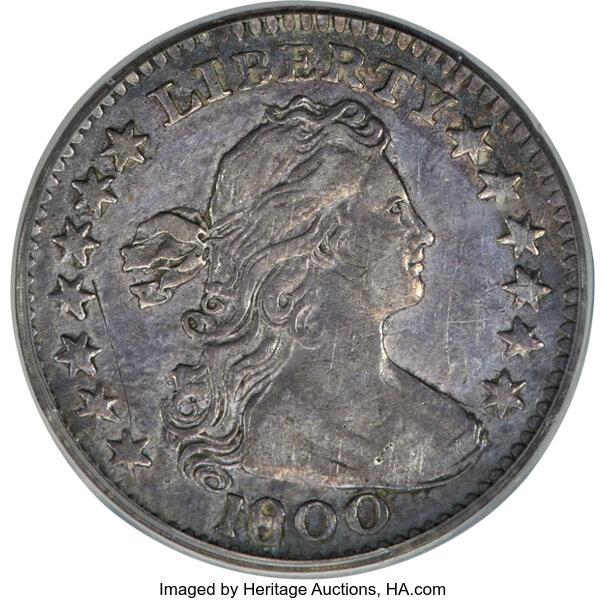 image for: 1800 H10C V-1, LM-1, R.3, VF25 PCGS....