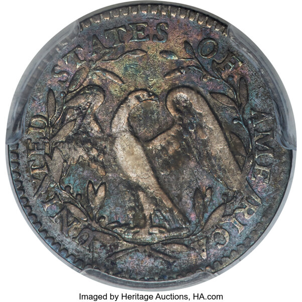 image for: 1794 H10C V-4, LM-4, R.4, VF35 PCGS. CAC....