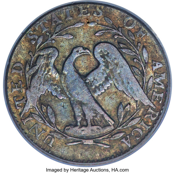 image for: 1795 H10C V-5, LM-8, R.3, VF35 PCGS....