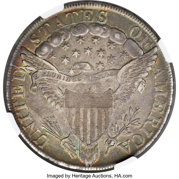 image for: 1799 $1 7x6 Stars, B-11, BB-161, R.3, XF45 NGC....