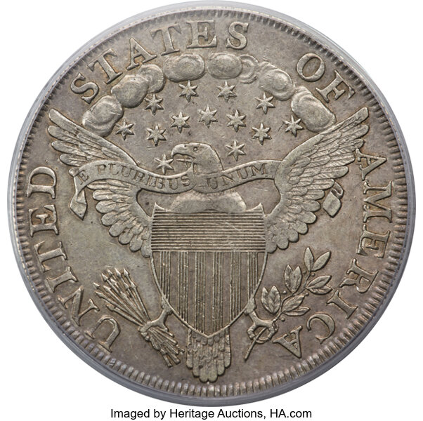 image for: 1802/1 $1 Narrow Date, B-4, BB-232, R.3, XF40 PCGS....
