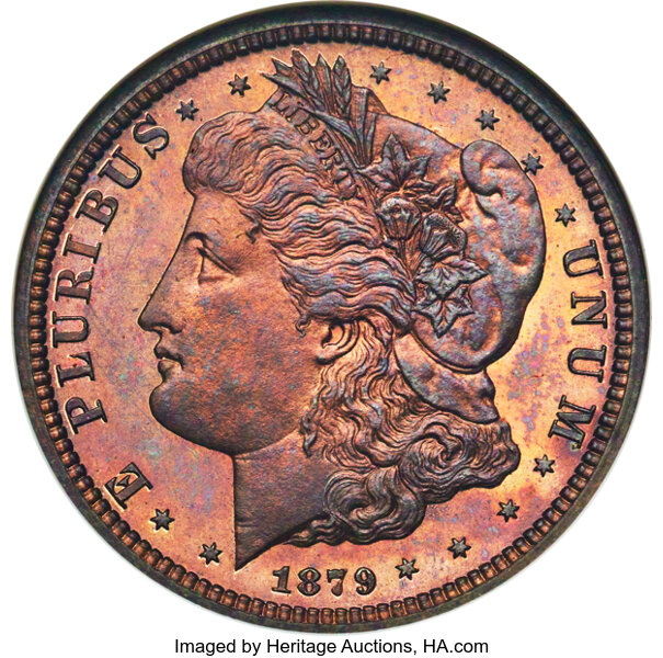 image for: 1879 25C Morgan's Liberty Head Quarter Dollar, Judd-1594, Pollock-1788, High R.6, PR66 Red and Brown NGC....
