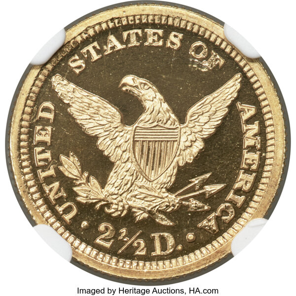 image for: 1896 $2 1/2 JD-1, High R.4, PR68★  Ultra Cameo NGC....