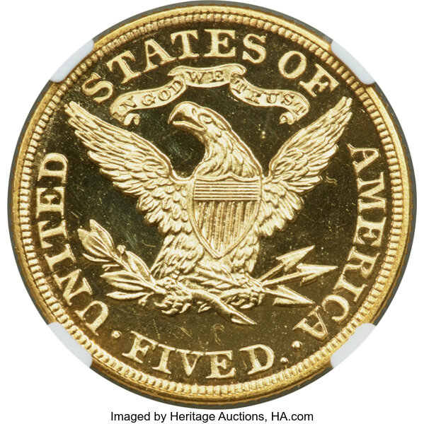 image for: 1900 $5 JD-1, R.4, PR67 Ultra Cameo NGC....