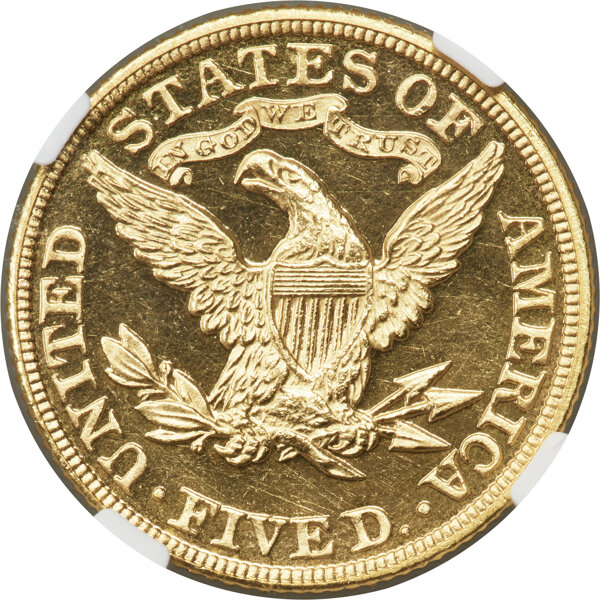 image for: 1888 $5 JD-1, High R.5, PR66 Cameo NGC....