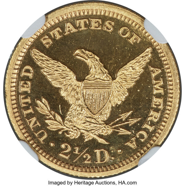 image for: 1888 $2 1/2 JD-1, R.5, PR66 Ultra Cameo NGC....