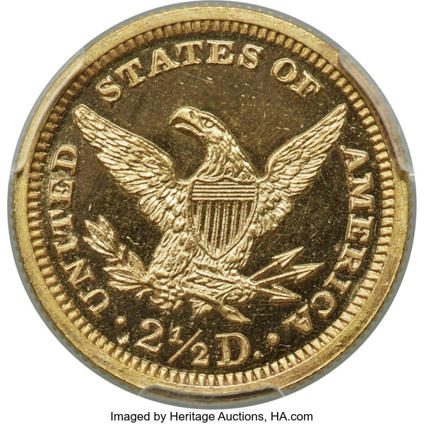 image for: 1881 $2 1/2 JD-1, R.6, PR65 Deep Cameo PCGS. CAC....