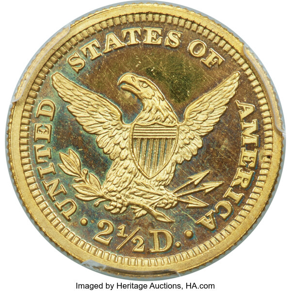 image for: 1893 $2 1/2 JD-1, R.5, PR66 Deep Cameo PCGS. CAC....