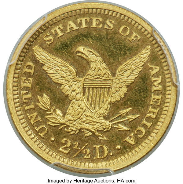 image for: 1864 $2 1/2 JD-1, High R.6, PR64 Deep Cameo PCGS....