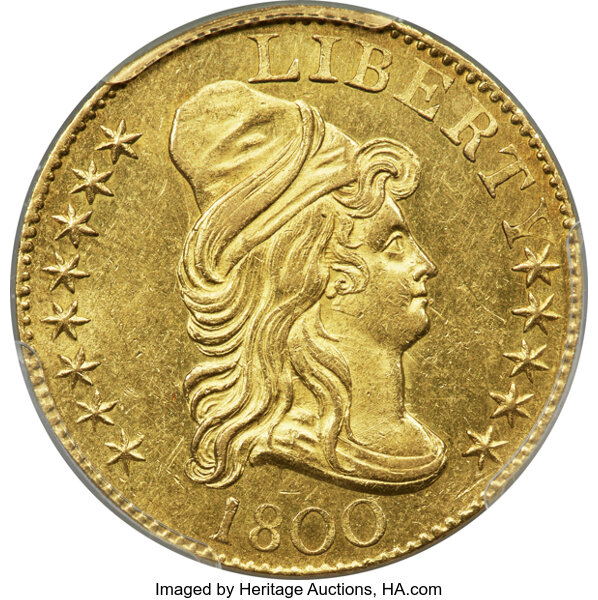 image for: 1800 $5 BD-5, High R.3, MS61 PCGS....