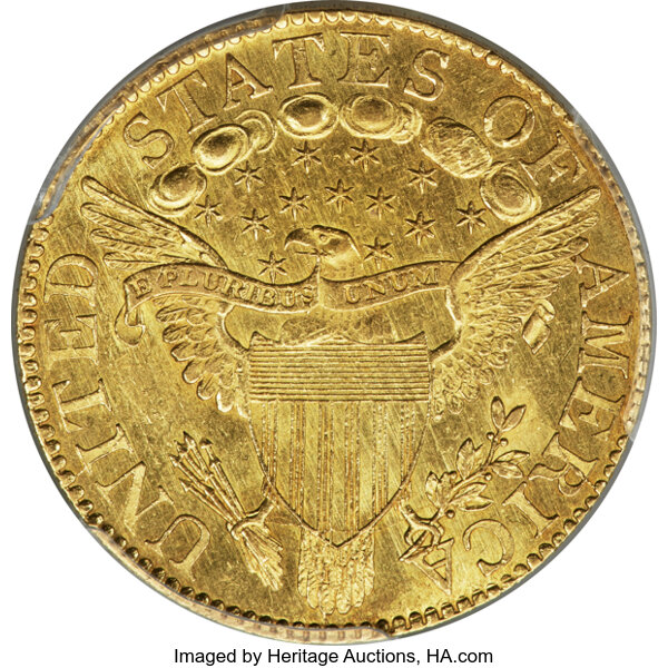 image for: 1800 $5 BD-5, High R.3, MS61 PCGS....