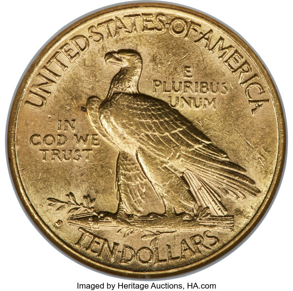 image for: 1920-S $10 AU58 NGC....