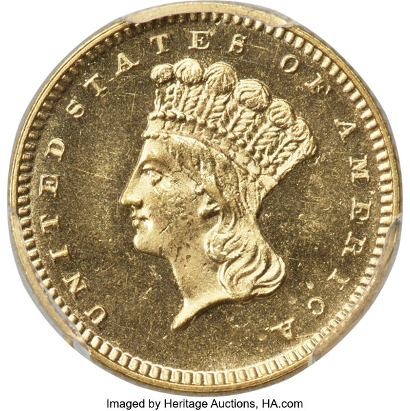 image for: 1873 G$1 Close 3, JD-1, High R.6, PR63 PCGS. CAC....