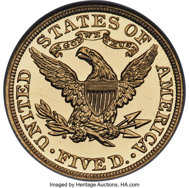 image for: 1903 $5 JD-1, R.4, PR67 Cameo NGC. CAC....