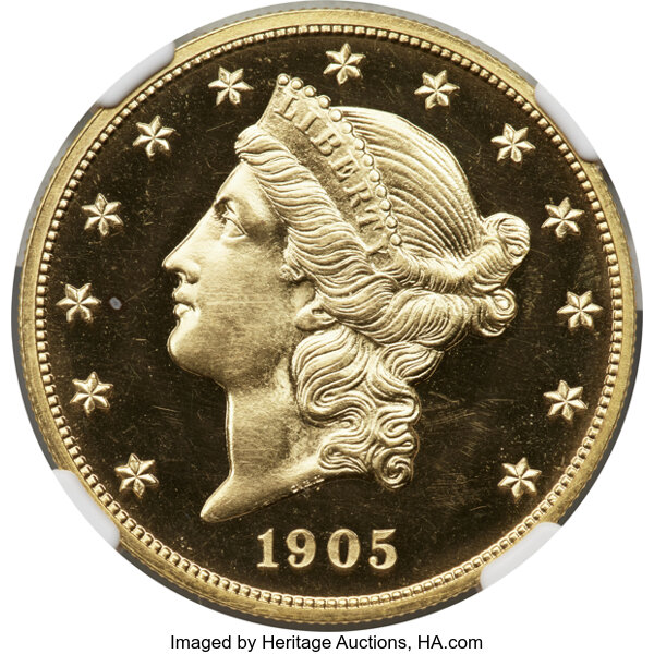 image for: 1905 $20 JD-1, High R.4, PR62 NGC....