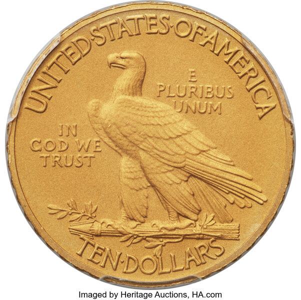 image for: 1913 $10 JD-1, R.5, PR65 PCGS....