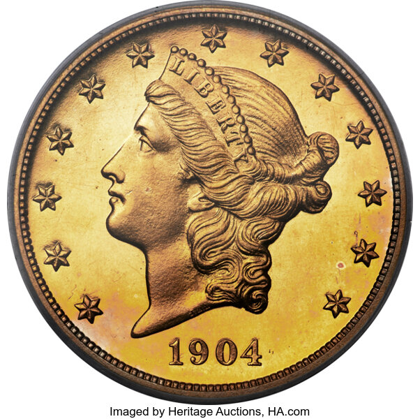 image for: 1904 $20 JD-1, High R.4, PR64 Cameo PCGS....