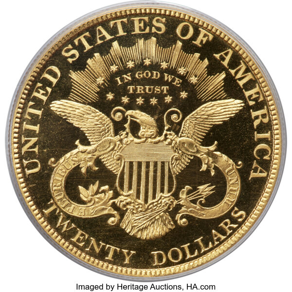 image for: 1900 $20 JD-1, High R.4, PR65 Cameo PCGS. CAC....