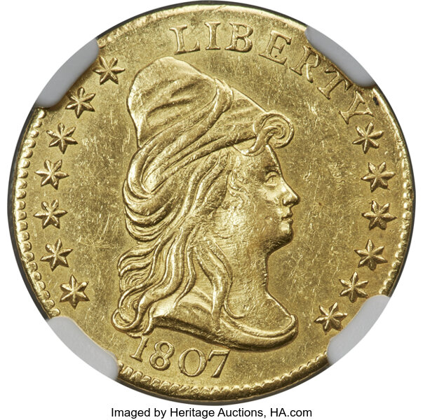 image for: 1807 $2 1/2 BD-1, R.3, MS61 NGC....