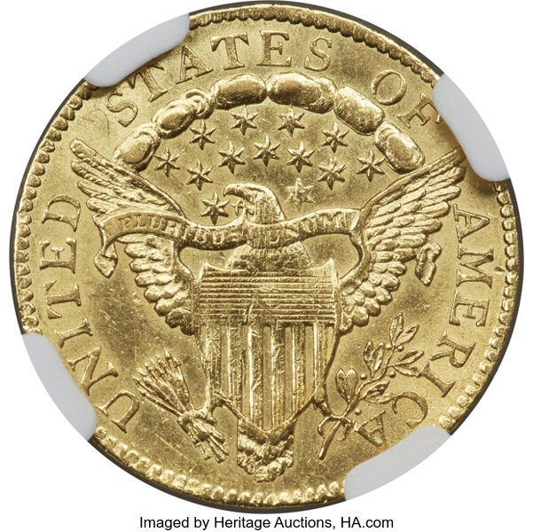 image for: 1807 $2 1/2 BD-1, R.3, MS61 NGC....