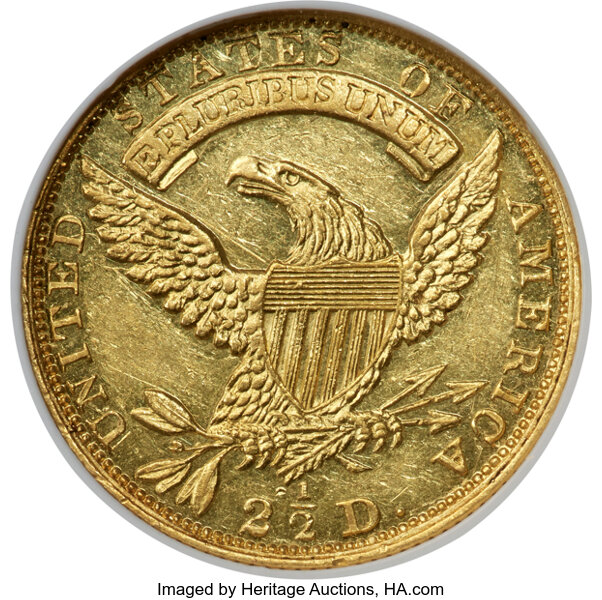 image for: 1833 $2 1/2 BD-1, R.5, MS62 Prooflike NGC....