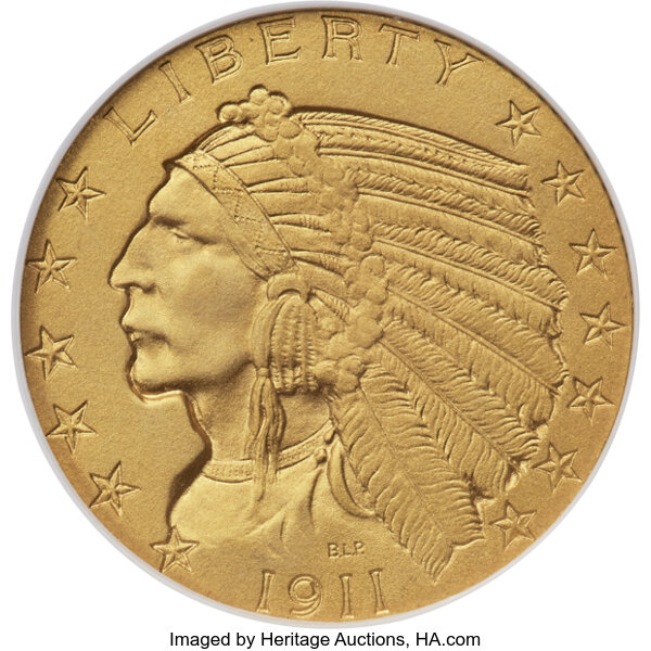 image for: 1911 $5 JD-1, R.4, PR67 NGC....