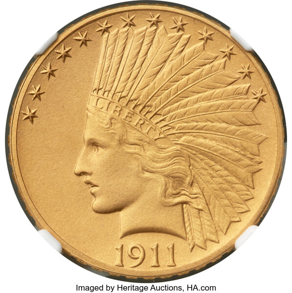 image for: 1911 $10 JD-1, Low R.5, PR67 NGC....