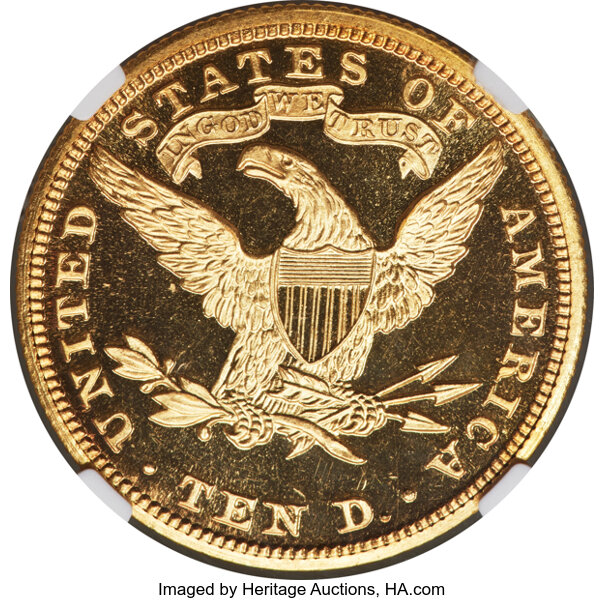 image for: 1900 $10 JD-1, Low R.5, PR66 Ultra Cameo NGC....