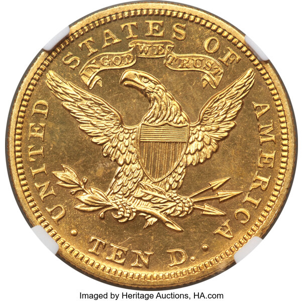 image for: 1906 $10 JD-1, R.5, PR66 NGC....