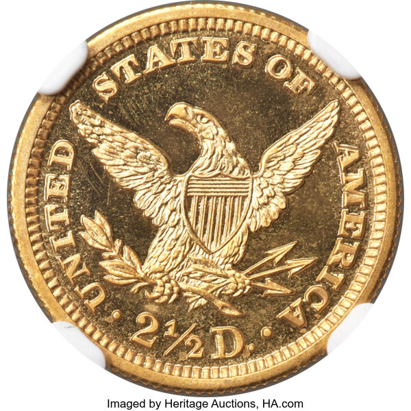 image for: 1907 $2 1/2 JD-1, R.4, PR67 NGC....