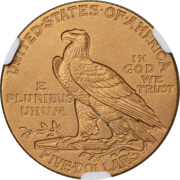 image for: 1908 $5 JD-1, R.4, PR66 NGC....