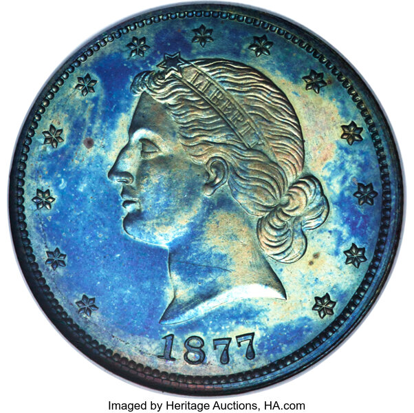 image for: 1877 50C Half Dollar, Judd-1541, Pollock-1712, R.7, PR66 Brown NGC....