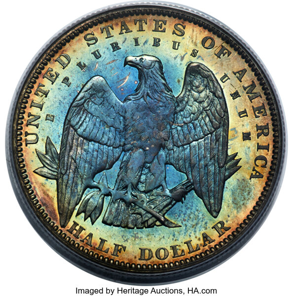 image for: 1879 50C Washlady Half Dollar, Judd-1597, Pollock-1791, High R.6, PR65 PCGS....