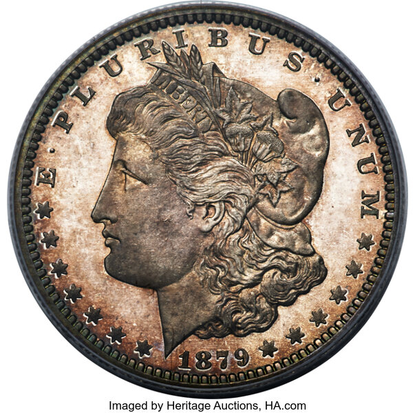 image for: 1879 50C Morgan Half Dollar, Judd-1601, Pollock-1796, High R.6, PR66 Deep Cameo PCGS....