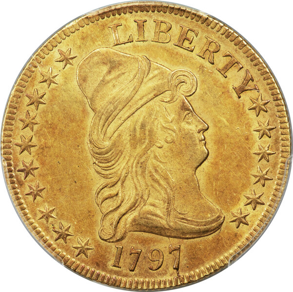image for: 1797 $10 Large Eagle, BD-2, High R.4, MS61 PCGS....