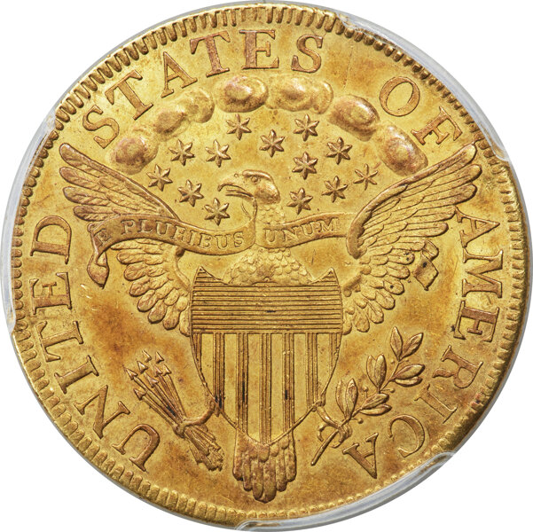 image for: 1797 $10 Large Eagle, BD-2, High R.4, MS61 PCGS....