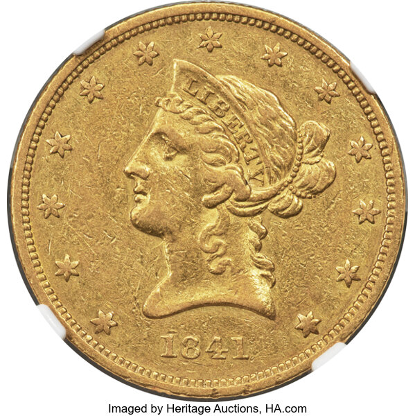 image for: 1841-O $10 AU50 NGC. Winter-1....