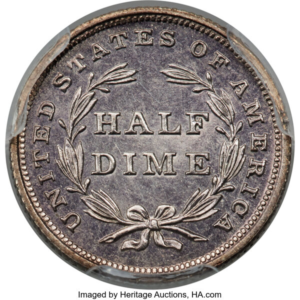 image for: 1837 H10C No Stars PR63 PCGS. CAC....