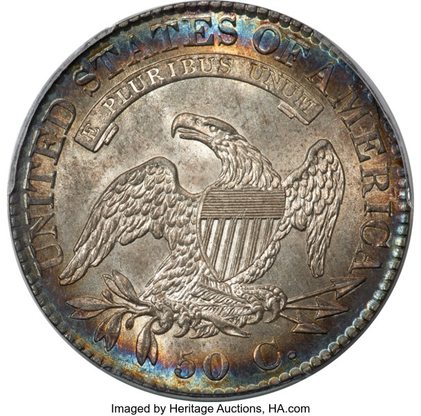 image for: 1824/1 50C O-101, R.2, MS64+ PCGS. CAC....