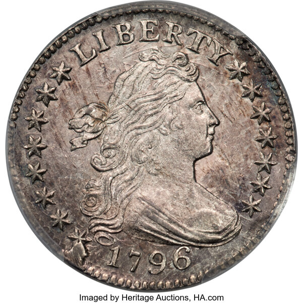 image for: 1796 10C JR-1, R.3, MS64 PCGS. CAC....